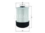 Filtro carburante KNECHT KX 338/22D