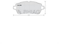 Pastiglie freno TEXTAR 2428302 - 24283 176 T4123