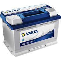 Batteria - 12V 74Ah 680A D+  STD VARTA E12