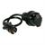 ADATTATORE 13 POLI(FEMMINA) > 7 POLI(MASCHIO) CON 40CM CAVO
