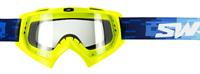 MASCHERA CROSS PIXEL GIALLO FLUO