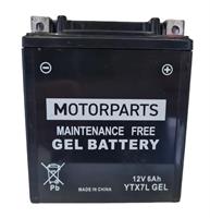 BATTERIE MOTO YTX7L-BS AGM 12V6AH 0012430