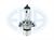 Lampadina alogena - 12V 45/40W R2 (Bilux) ERA E084SD-1C