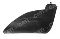 FIAT 500X 1/15>SPOILER SX PARAURTI ANTERIONE NERO GOFFRATO