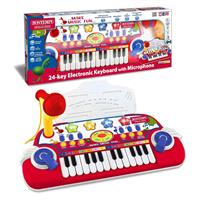 TASTIERA ELETTRONICA 24 TASTI CON MICROFONO