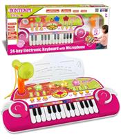 TASTIERA ELETTRONICA 24 TASTI CON MICROFONO