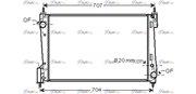 RAD. FIAT G. PUNTO 1.3 MJTD 09- AVA FTA2400