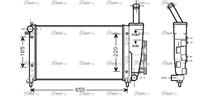 RADIATORE FIAT PUNTO AVA FTA2275