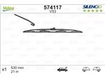 Spazzola tergi - 530 - SILENCIO CONVENTIONAL SINGLE VALEO 574117
