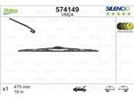 Spazzola tergi - 475 - SILENCIO CONVENTIONAL SINGLE VALEO 574149