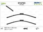 Spazzola tergi - 650/350 - SILENCIO FLAT BLADE SET VALEO 574703