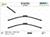 Spazzola tergi - 650/350 - SILENCIO FLAT BLADE SET VALEO 574703