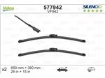 Spazzola tergi - 650/380 - SILENCIO FLAT BLADE SET VALEO 577942